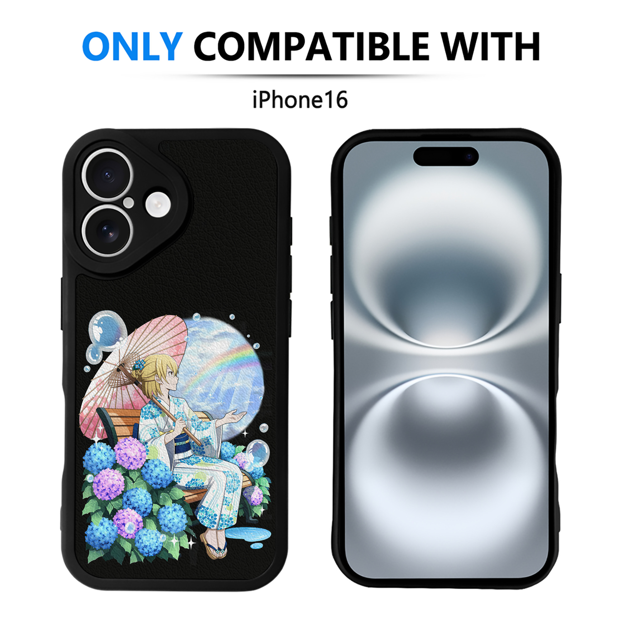 （画像用） 文豪ストレイドッグス Bungo Stray Dogs 【iPhone 16シリーズ対応】シリコンスマホケース（レザー調） 材質：シリコン